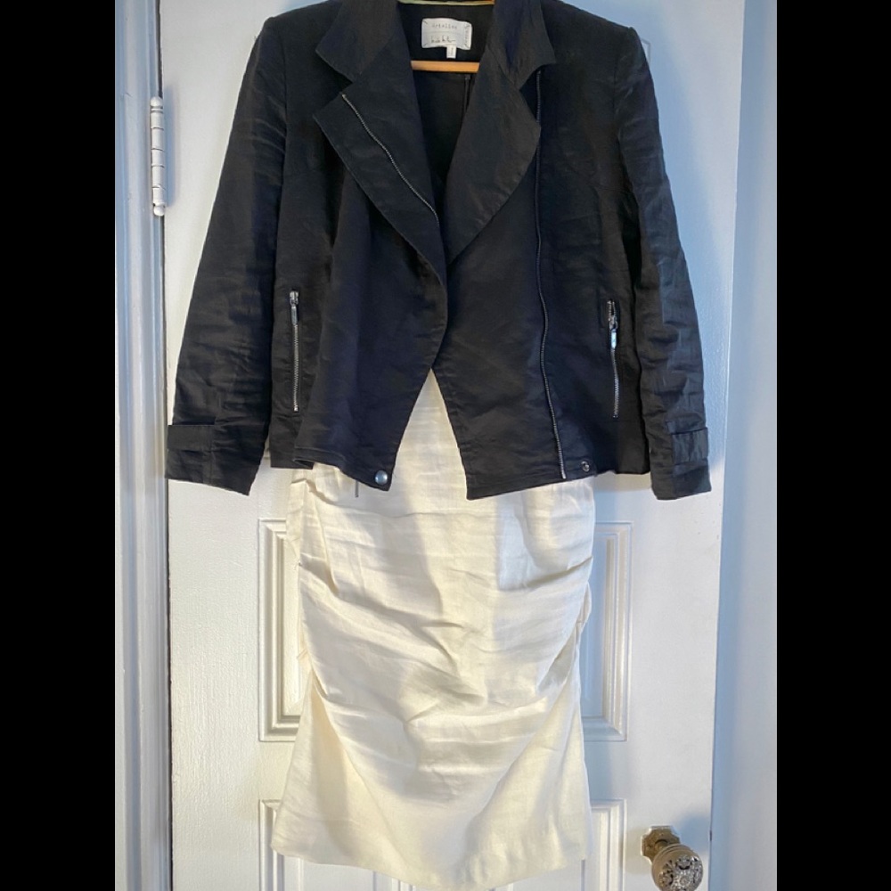 Nicole Miller Atelier Ruched Dress and Jacket